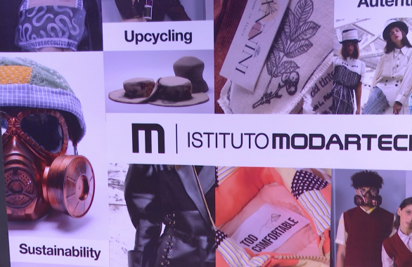 L'installazione Modartech all'evento di Pitti Uomo 2023