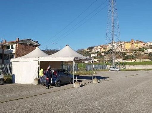 La postazione alla palestra di Ponticelli 2