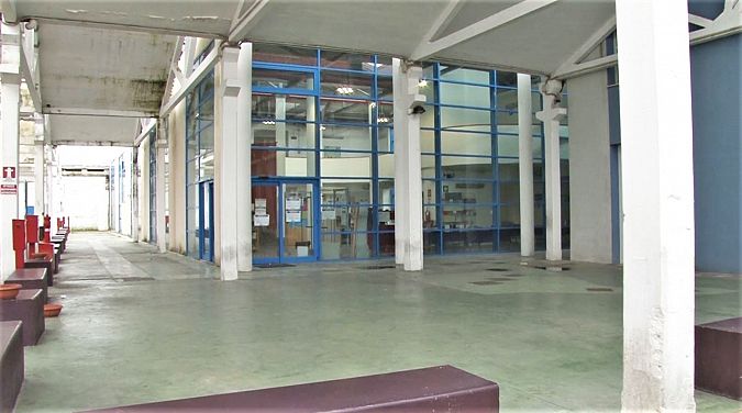 La biblioteca Gronchi vuota durante il lockdown