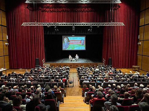 Telmo Pievani e Marianna Aprile agli Ecoincontri
